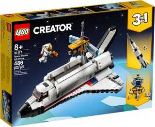 LEGO® Creator 3-in-1-Bauset „Spaceshuttle-Abenteuer“, 31117