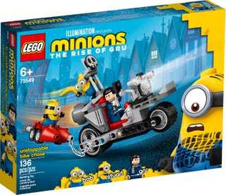 LEGO® Minions unaufhaltsame Motorradjagd, 75549