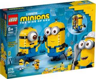 LEGO® Minions-Figuren, Bauset mit Versteck, 75551