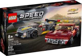 LEGO® Speed Champions Chevrolet Corvette C8.R Rennwagen und 1968 Chevrolet Corvette, 76903