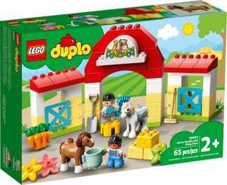 LEGO® DUPLO® Set „Pferdestall und Ponypflege“, 10951