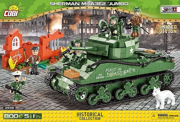 COBI 2549 Limited Edition, Sherman M4A3E2 Jumbo - Limitierte Auflage