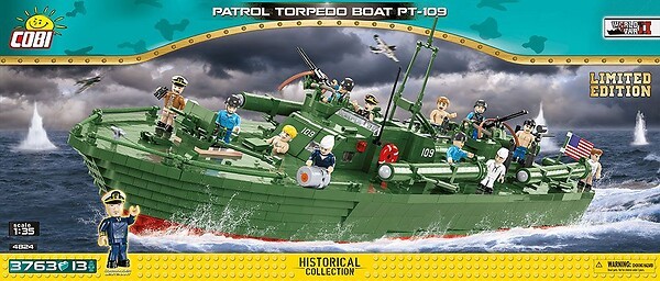 COBI 4824 Limited Edition, Patrol Torpedo Boat PT-109 - Limitierte Auflage