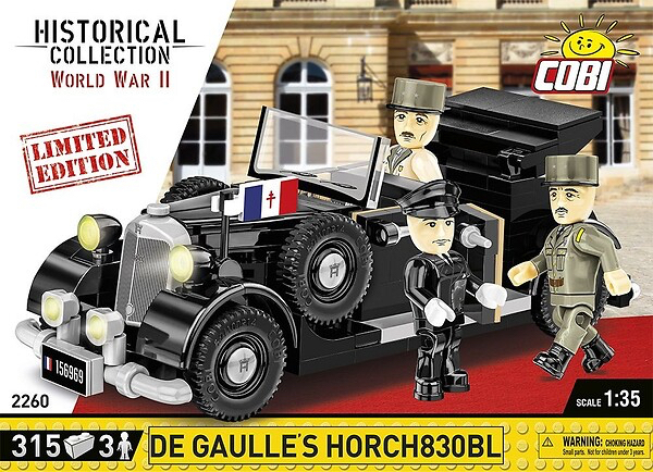 COBI  2260 Limited Edition, De Gaulle's Horch830BL - Limitierte Auflage