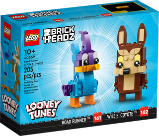 LEGO®, BrickHeadz™,Looney Tunes™ Road Runner & Wile E. Coyote 40559