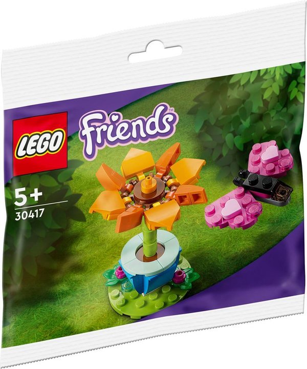 LEGO®, Friends, Gartenblume mit Schmetterling, 30417, Polybeutel