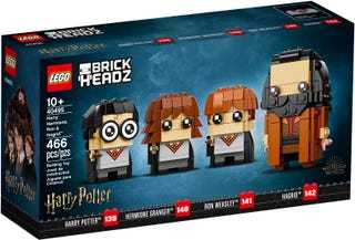 LEGO®, BrickHeadz™, Harry Potter™, 40495, Harry, Hermine, Ron & Hagrid™, No. 133-142