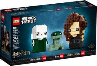 LEGO®,  BrickHeadz™,  40496, Voldemort™, Nagini & Bellatrix No. 143 - 145