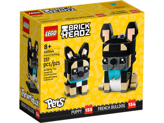 LEGO®,  BrickHeadz™, Pets,  40544,  French Bulldog No. 154 + 155