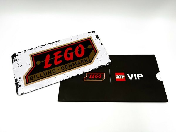 LEGO® 5007016 Retro Blechschild 1950's Billund Denmark VIP- OVP