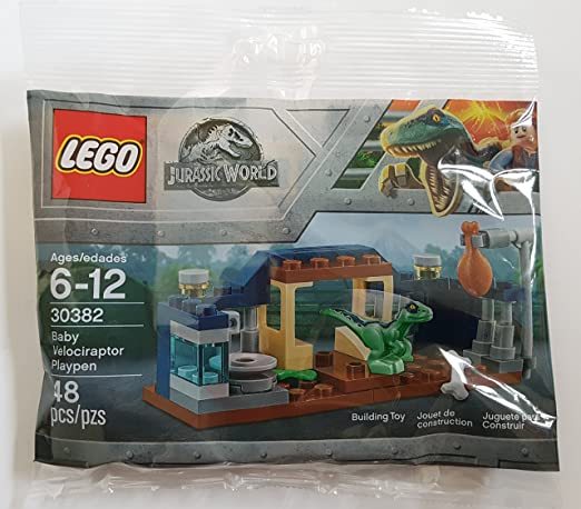 LEGO®, Jurassic World™, Baby Velociraptor Playpen, Polybeutel, 30382
