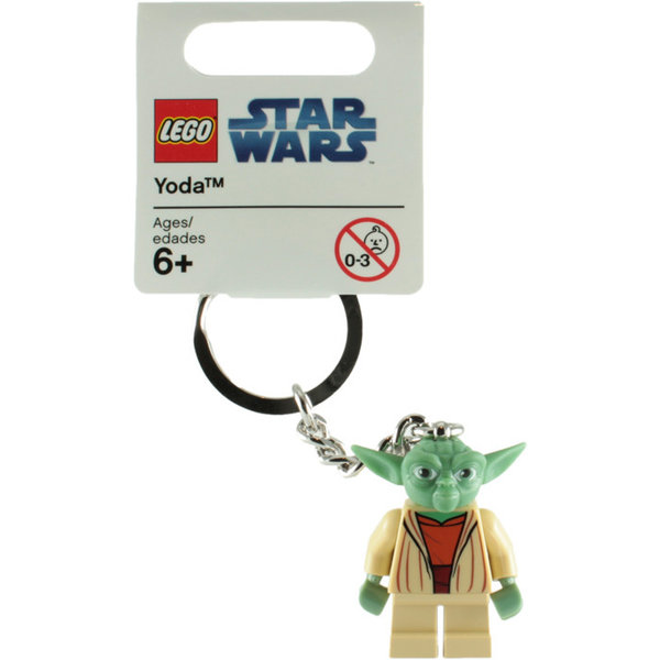 LEGO® Schlüsselanhänger, Star Wars™ Yoda™, 852550-b, weiße Haare