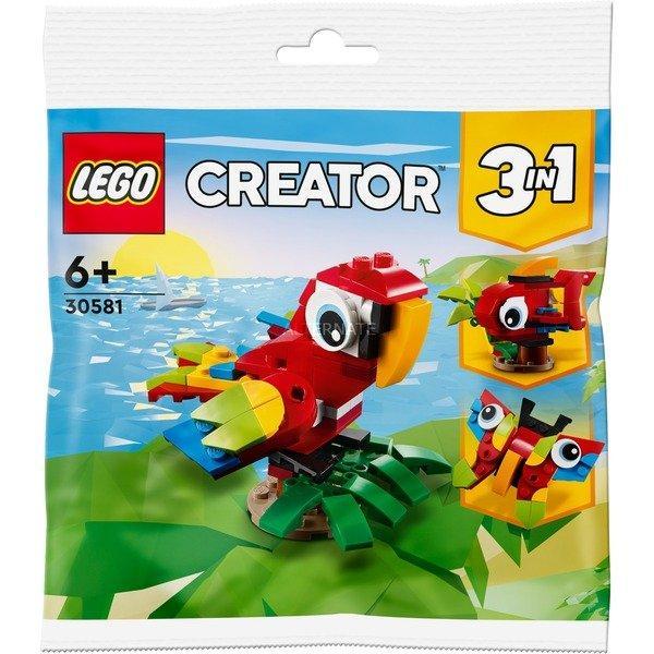 LEGO®, Creator 3in1, Polybeutel Papagei, 30581