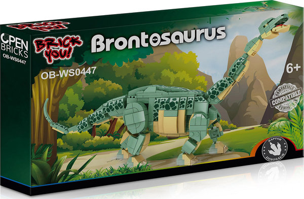 Open Bricks Dinosaurier, Brontosaurus, OB-WS0447