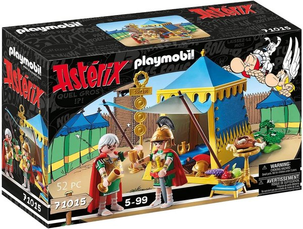 PLAYMOBIL®, Asterix, Anführerzelt mit Generälen, 71015