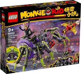 LEGO®, Monkie Kid™, Hauptquartier der Spider Queen, 80022