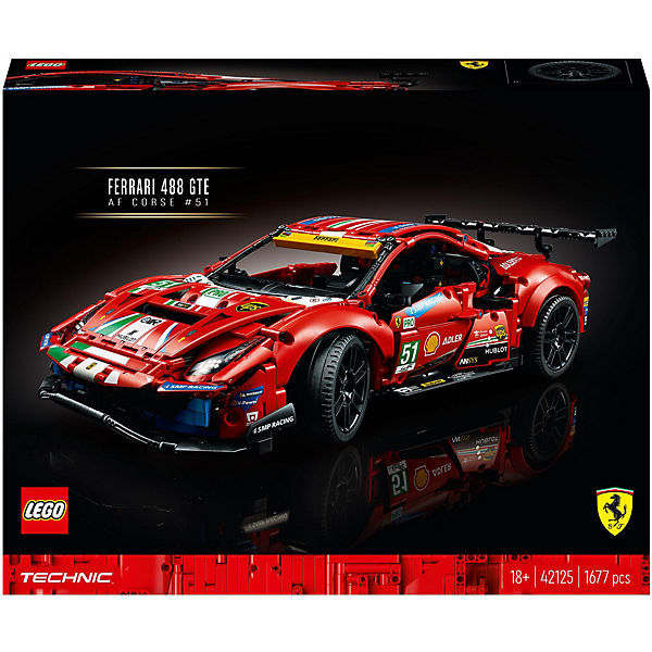 LEGO®, Technic™, Ferrari 488 GTE “AF Corse #51”, 42125