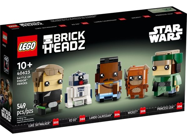 LEGO®, BrickHeadz™, Helden der Schlacht von Endor, 40623